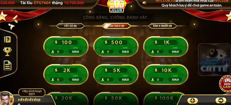 Catte Tại HitClub Đỉnh Cao Sát Phạt Trí Tuệ Và Chiến Thuật Thống Trị Sáu Vòng Đấu