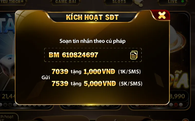 Kích hoạt bảo mật đa tầng bảo vệ an toàn cho người chơi.