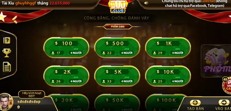 Phỏm Tại HitClub Đỉnh Cao Đấu Trí Nhận Thưởng Khủng Uy Tín Nhất 2026