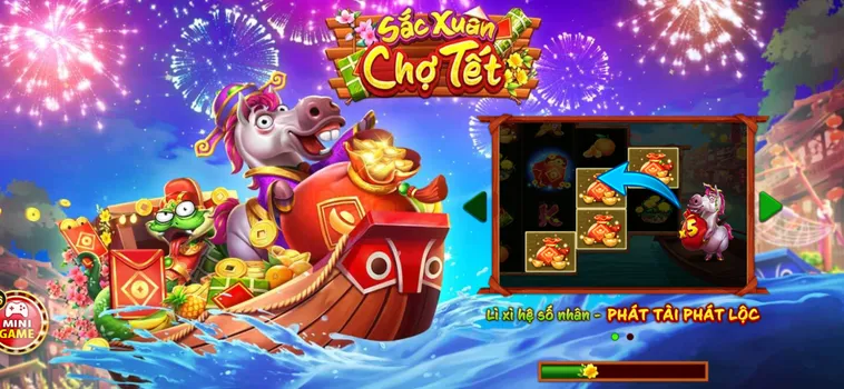 Cách Chơi Nổ Hũ Sắc Xuân Chợ Tết Tại HitClub Đón Lộc Đầu Năm 2026