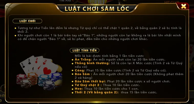 Sâm Lốc Tại HitClub Đấu Trường Bài Lá Đẳng Cấp Nhận Thưởng Cực Lớn 2026